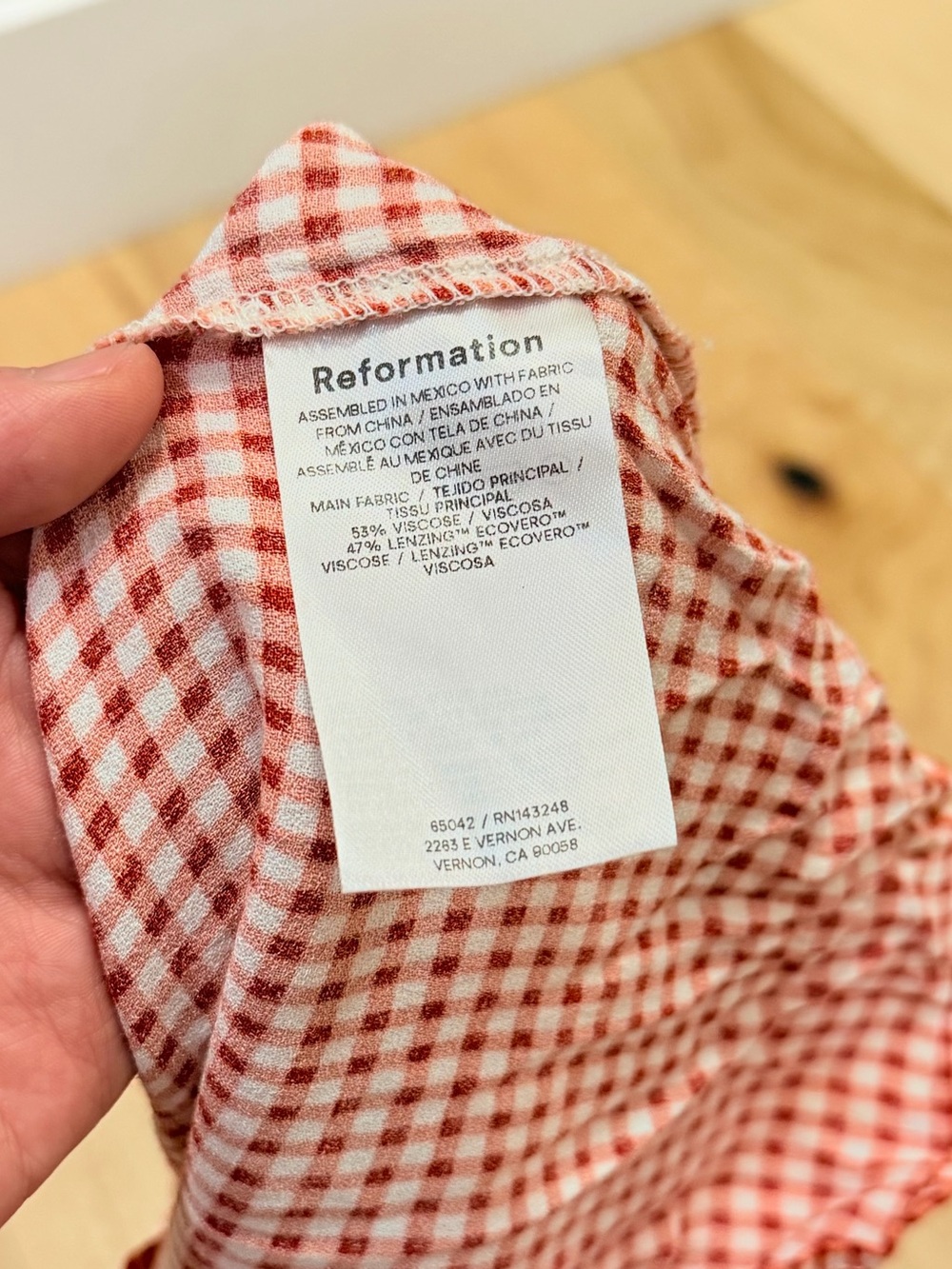 Reformation Women’s Rosemond Mini Dress - Picture 6 of 6